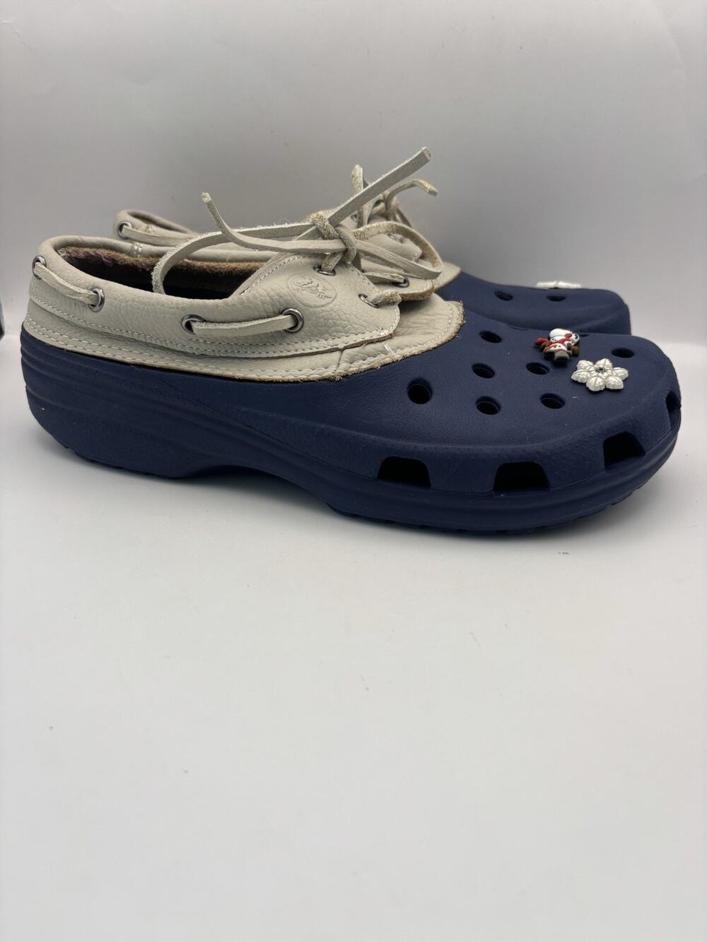 Crocs Islander Pit crew Boat Shoes Men Size 9